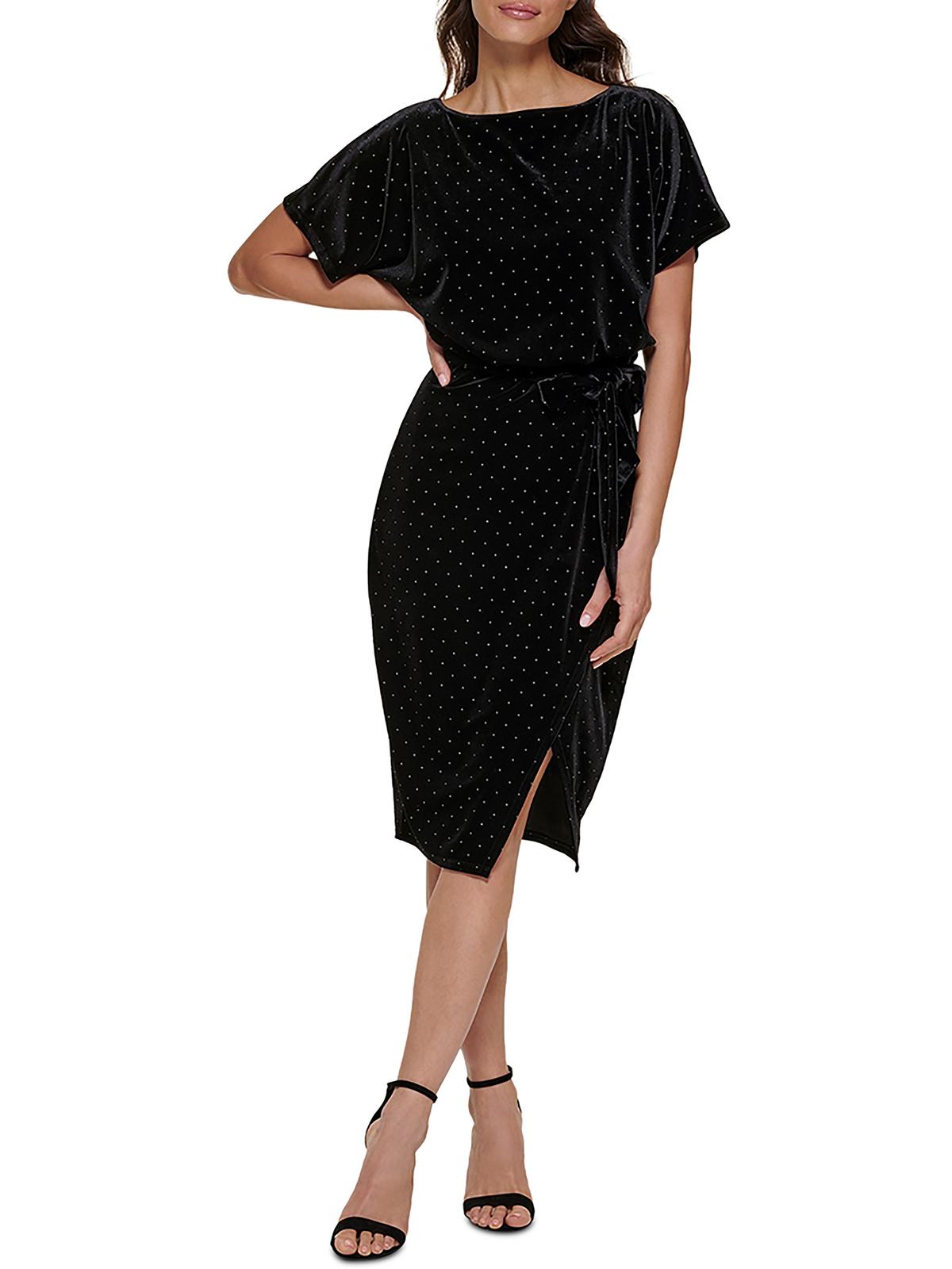 

Женское вечернее платье длиной до колена, облегающее и расклешенное Kensie Dresses
