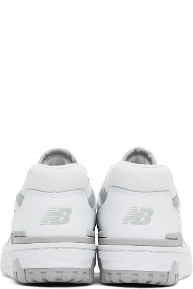 Белые и серые кроссовки 550 New Balance — фото 2
