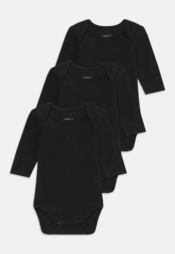 Боди Nbnbody solid 3 pack Name It, черный