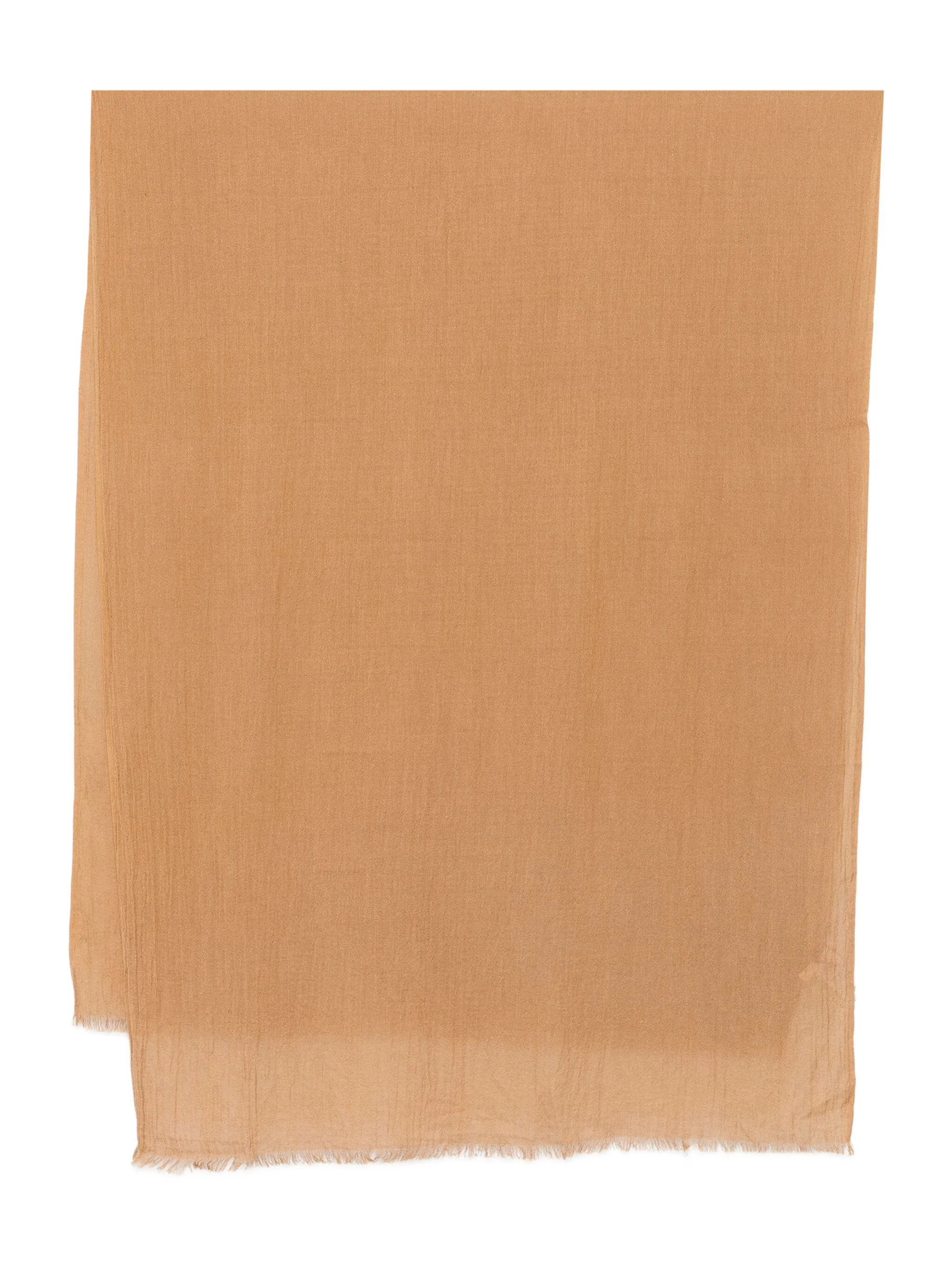 

Шарф с бахромой Yerse, коричневый