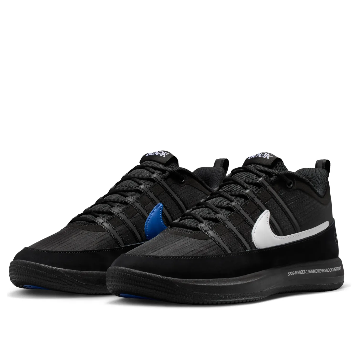 Кроссовки Nike x Fragment Book 2 EP 'Black White Blue' — фото 4