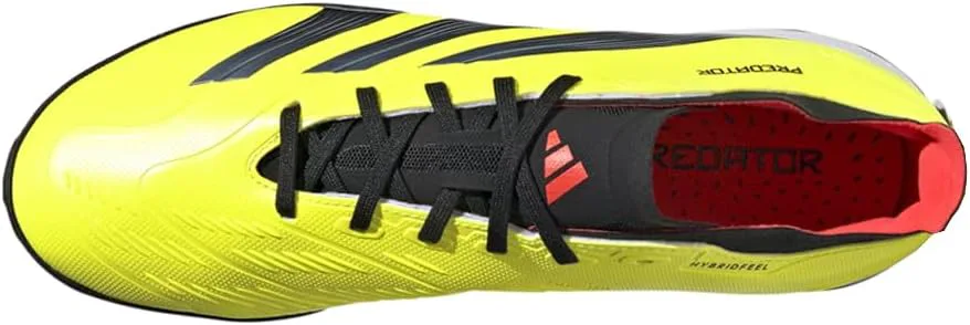 Футбольные бутсы Adidas League Turf - черные, желтый/черный/красный — фото 3
