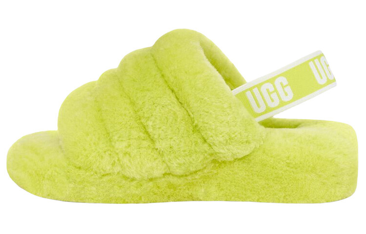 Женские шлепанцы Fluff Yeah Slide 'Key Lime' Ugg
