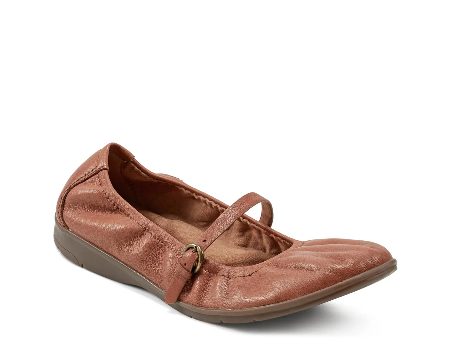 

Балетки Korvino Mary Jane Flat Earth, цвет cognac