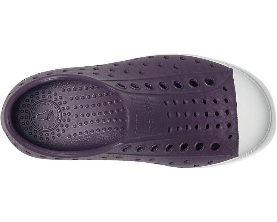 Кроссовки Native Shoes Kids Jefferson, цвет Velvet Purple/Shell White — фото 2