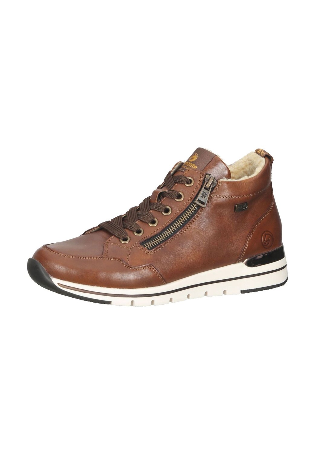 

Кроссовки из гладкой кожи remonte, цвет Chestnut