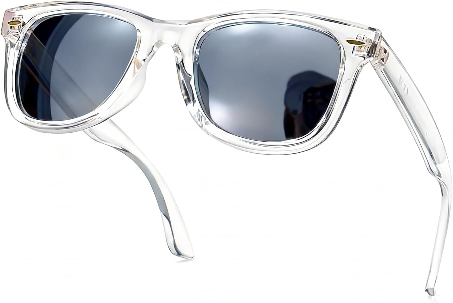 

Поляризованные солнцезащитные очки SIPHEW для женщин и мужчин - UV400, зеркальные, для пляжа, дизайнерские модные солнцезащитные очки унисекс, средний размер, A11 Clear Sliver Mirror Lens