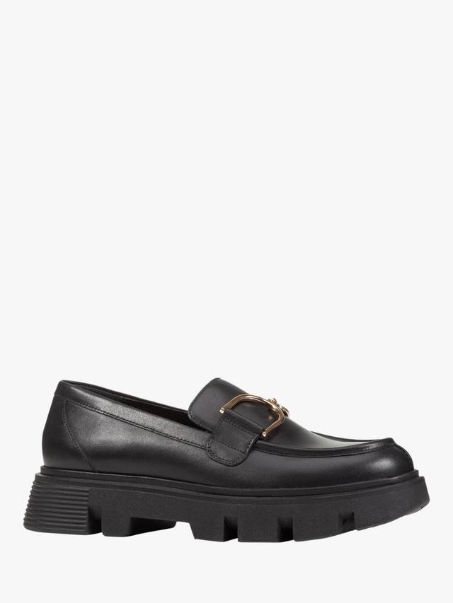 Кожаные лоферы Vilde Geox, Black