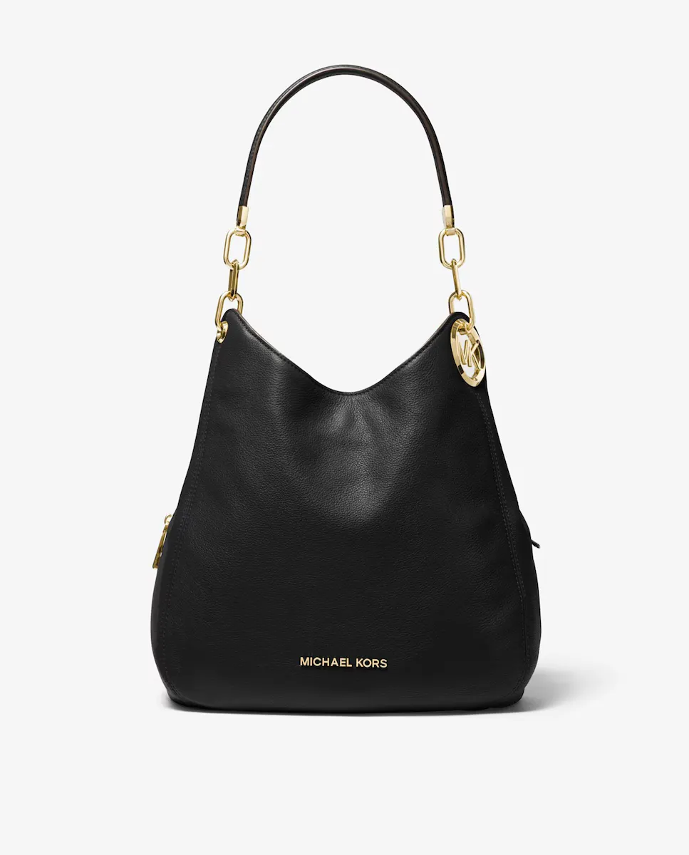 

Сумка на плечо Lillie из шагреневой кожи Michael Michael Kors, черный