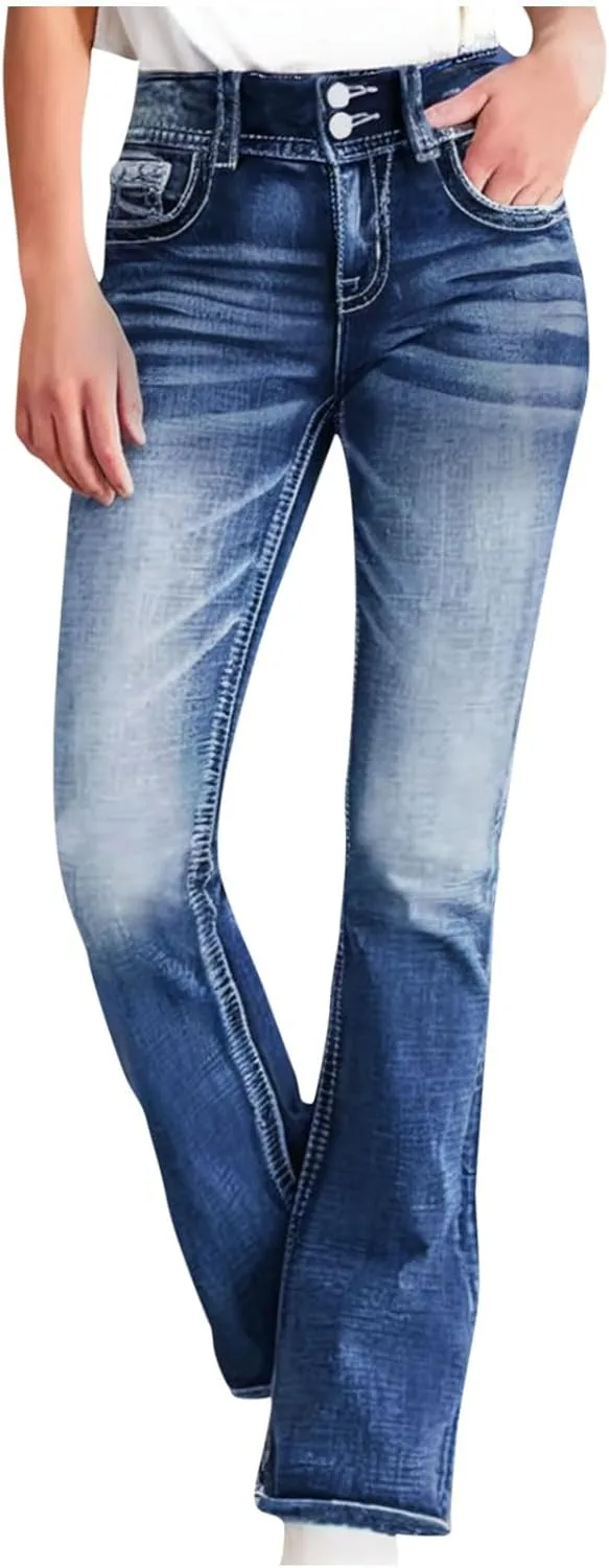 Женские джинсы Classic Bootcut High Waist Lounge Denim Pants