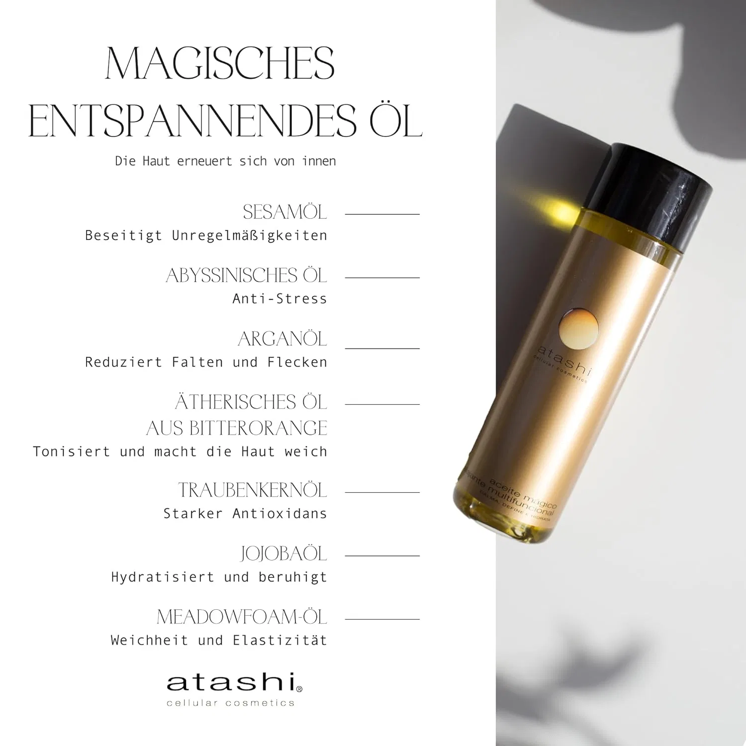 Масло для тела «Magic Oil» от Atashi, 250 мл Atashi — фото 3