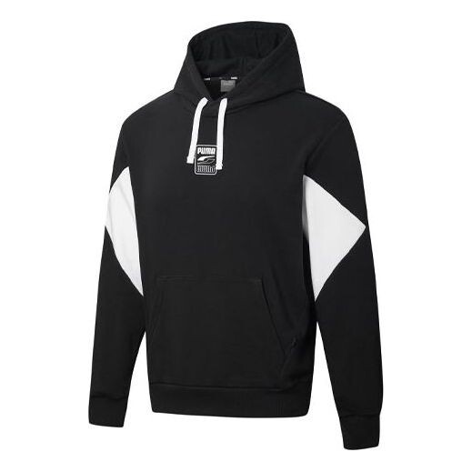 

Толстовка hummer rebel hoodie 'black white' Puma, черный