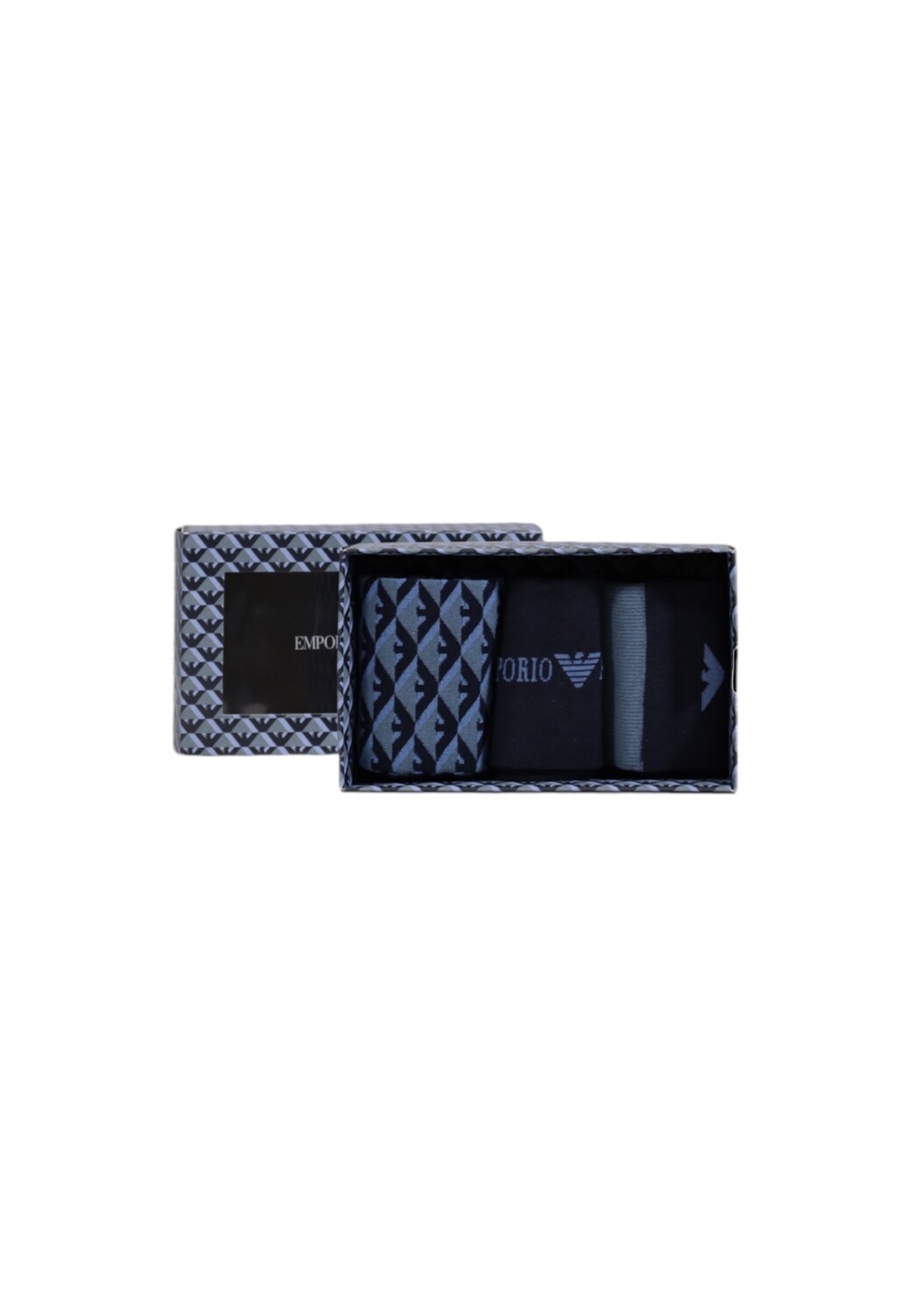 

Носки мужские Emporio armani underwear с принтом 3 пары, синий