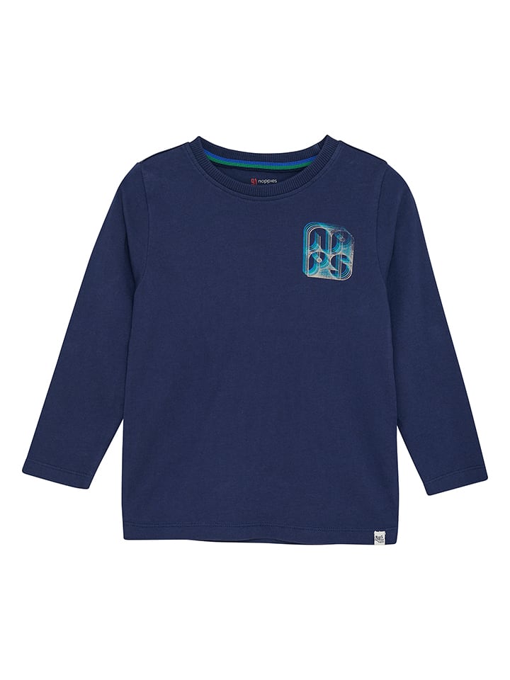 

Noppies Футболка с длинными рукавами темно-синего цвета