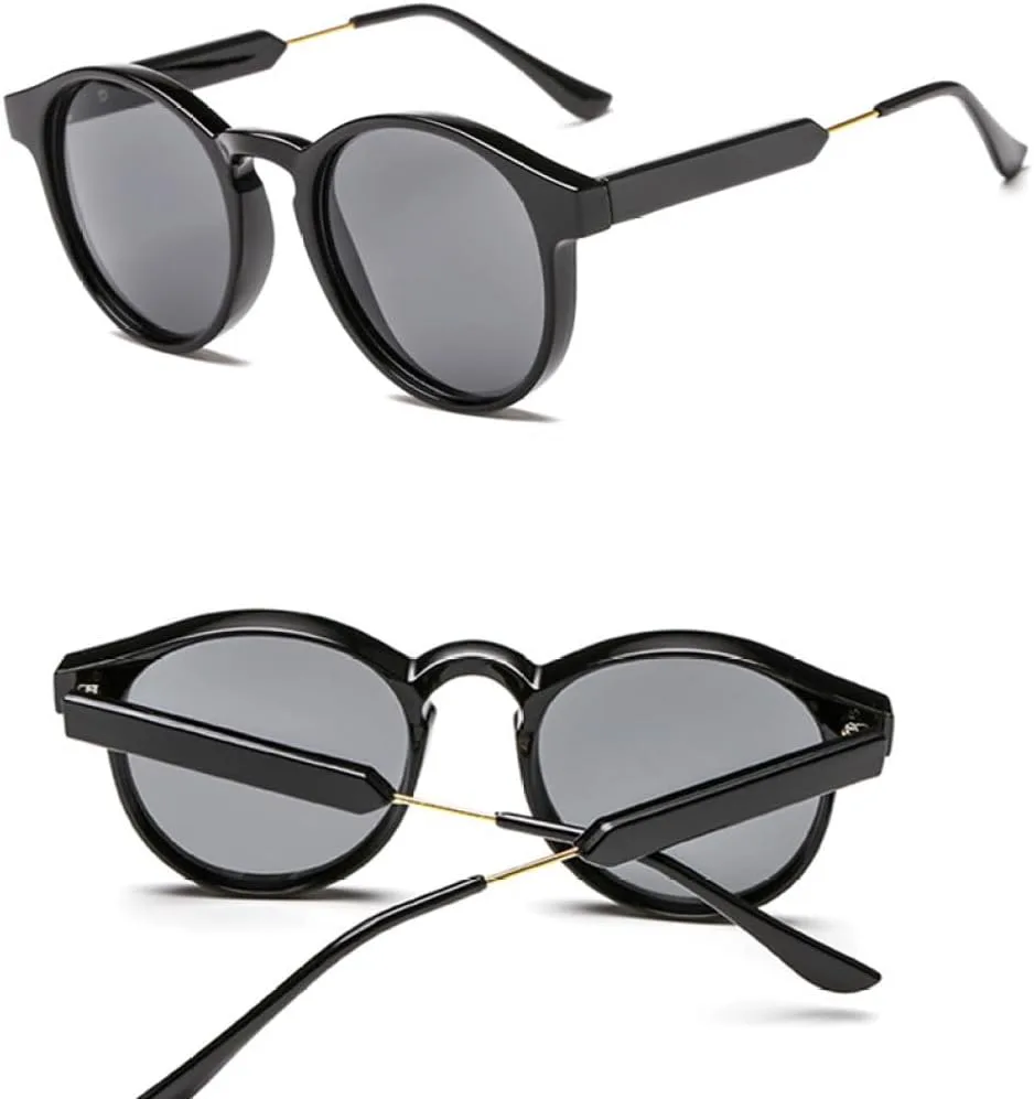 

Ретро круглые солнцезащитные очки для женщин и мужчин, прозрачные женские солнцезащитные очки для мужчин и мужчин, защита от ультрафиолета UV400 generic, C1-29079