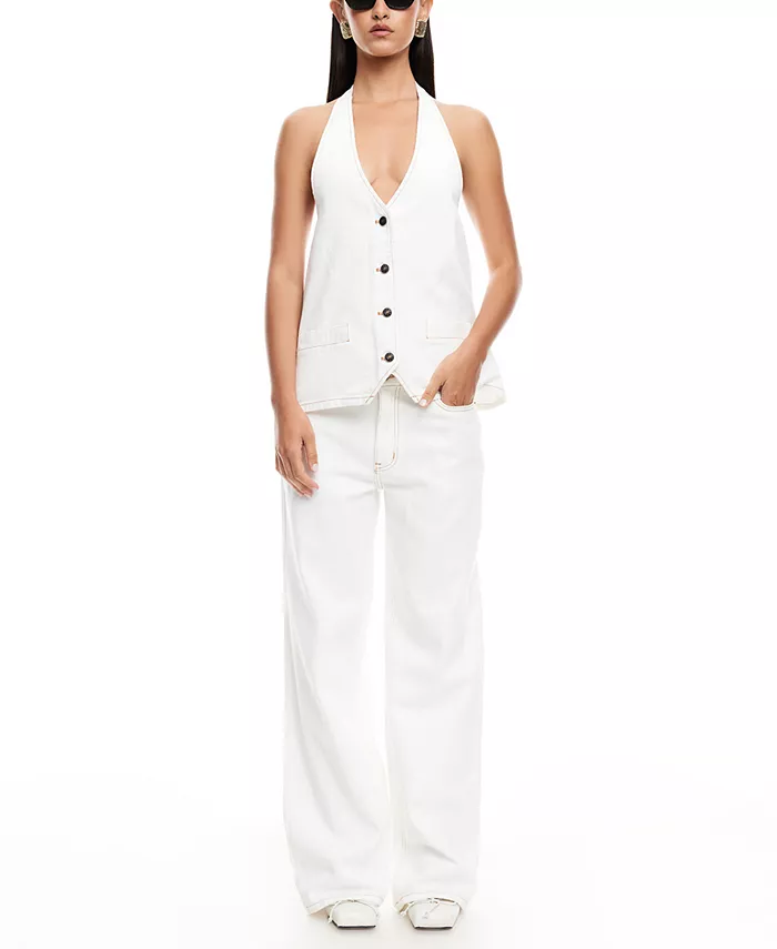 

Женский топ Hills с открытой спиной на запах Lioness, белый