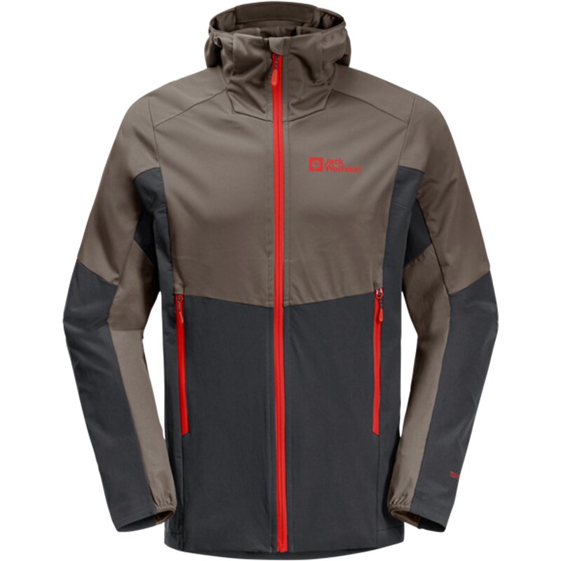 

Куртка brisstal hoody m Jack Wolfskin, цвет phantom