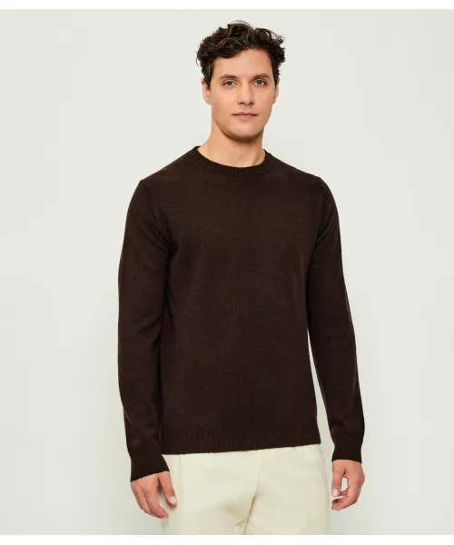 

Свитер Уолтера Regular fit Oscar Jacobson, коричневый