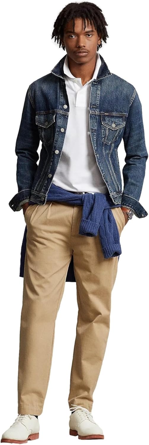 POLO RALPH LAUREN Mens Keaton-Pony Sneaker, Ralph Lauren White. — фото 4