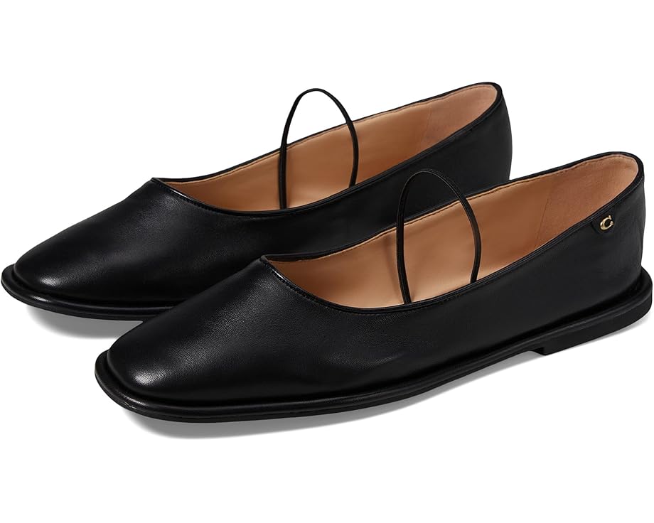 Балетки COACH Emilia Mary Jane, черный