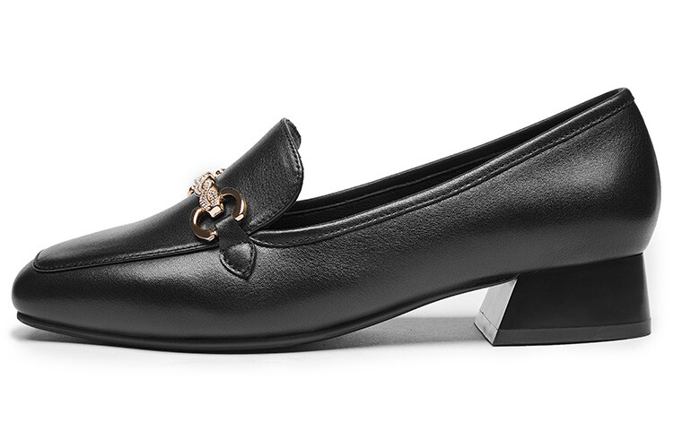 

Туфли женские повседневные Women's Casual Shoes Women's Low-Top Black Kangnai