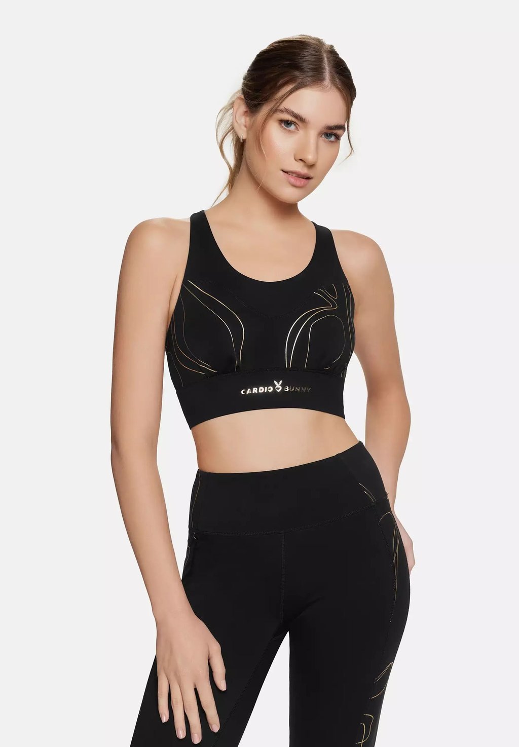 

Топ CROP FLAME Cardio Bunny, черный