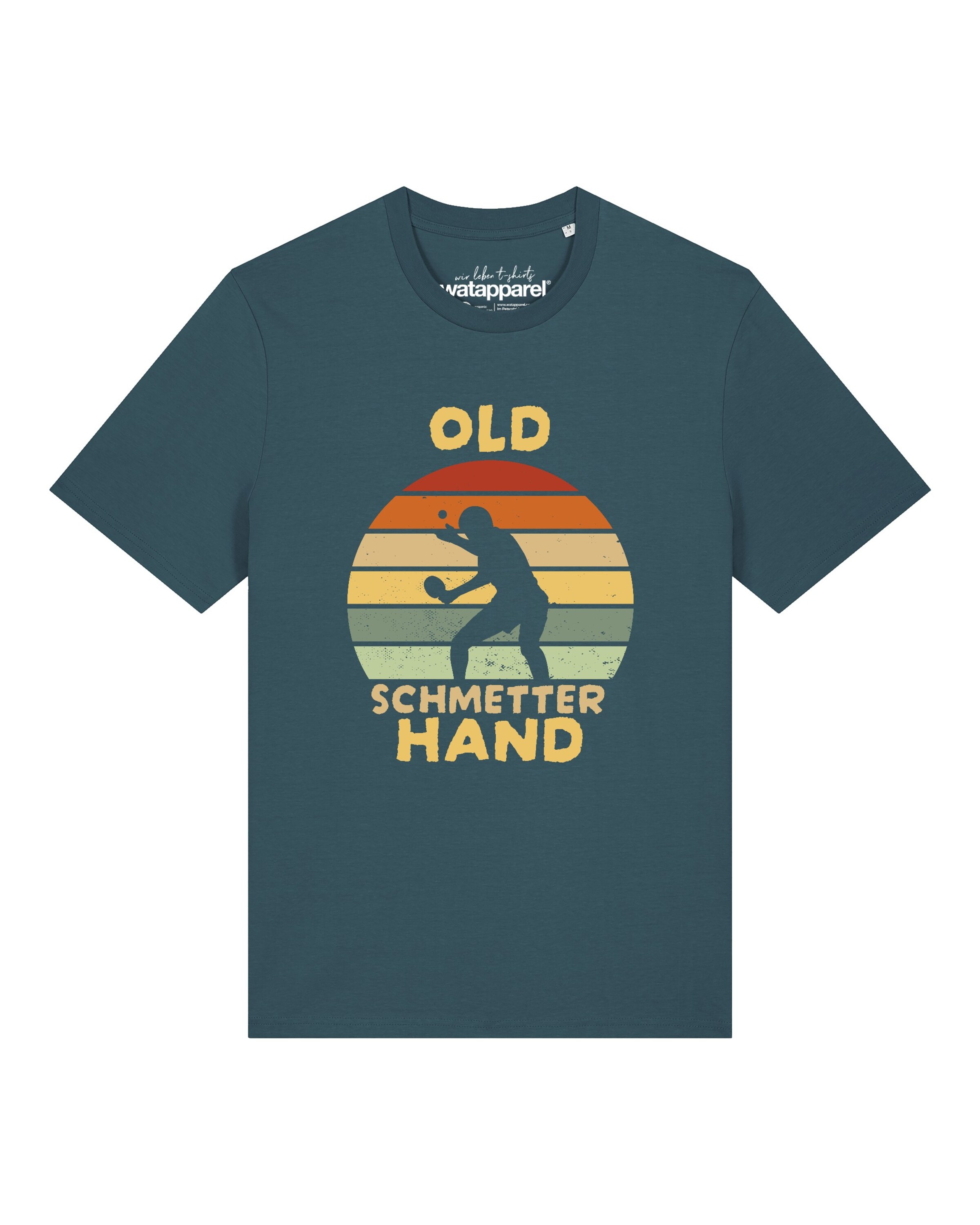 

Watapparel Футболка 'Old Schmetterhand' в синем цвете