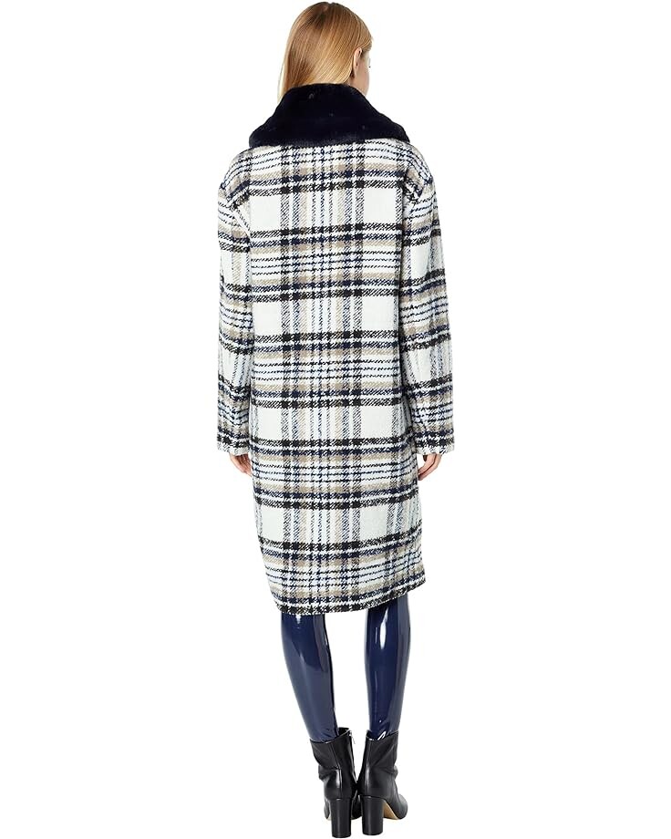 

Пальто NVLT Double-Breasted Wool Coat, темно-синий