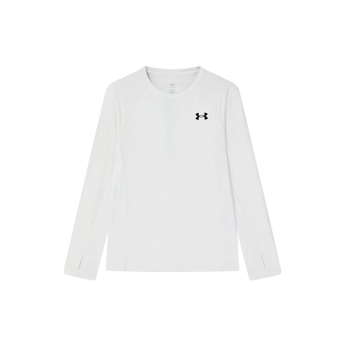 Футболка с круглым вырезом для школьников Under Armour, белый