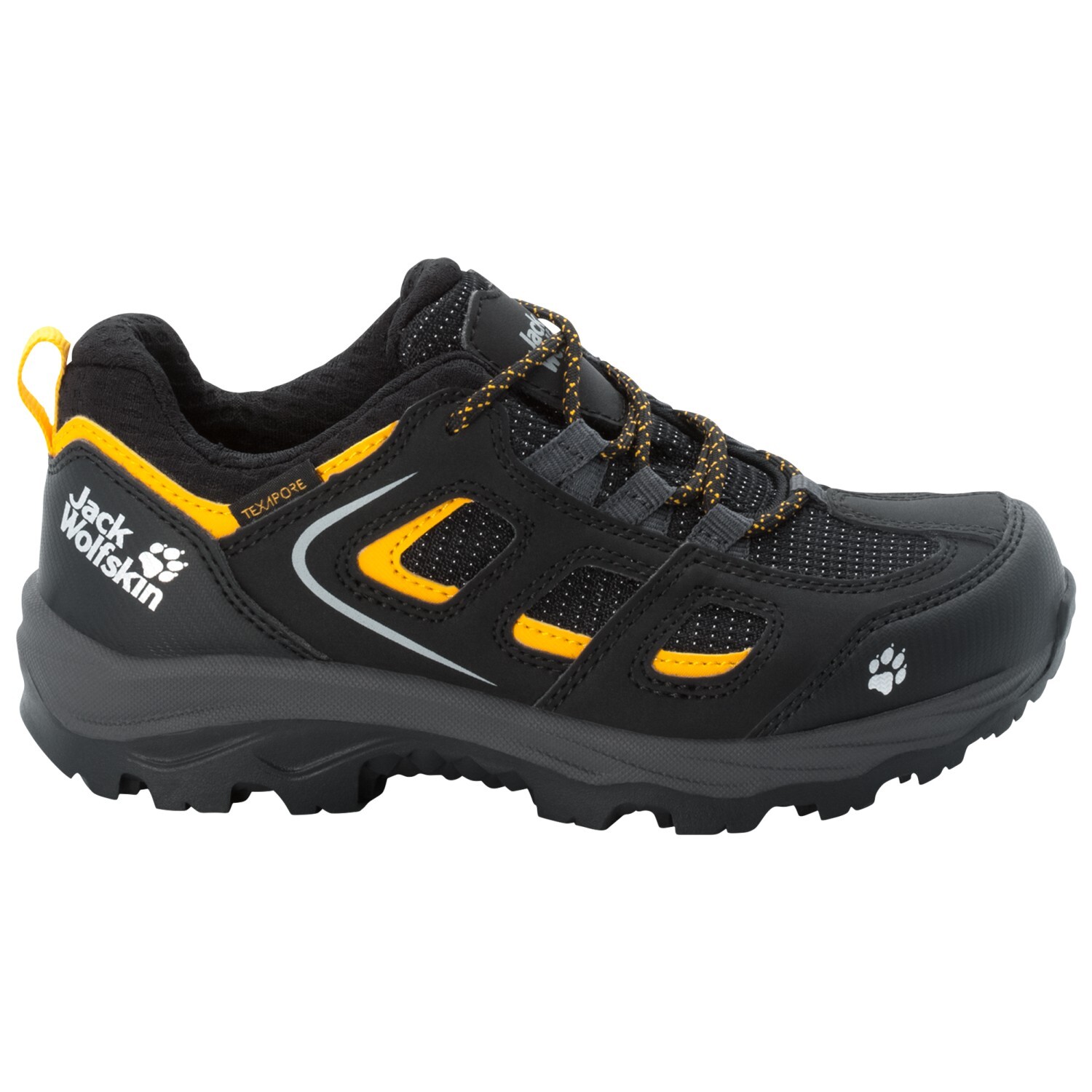 

Мультиспортивная обувь Jack Wolfskin Vojo Texapore Low, цвет Black/Burly Yellow