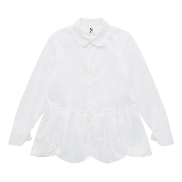 

Блуза Comme des Garçons Noir Pleated Blouse, White
