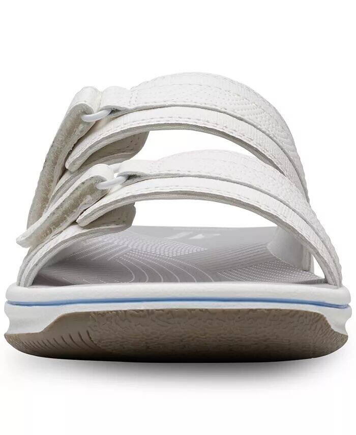 Женские сандалии Cloudsteppers Breeze Piper Comfort Slide Clarks, белый — фото 3