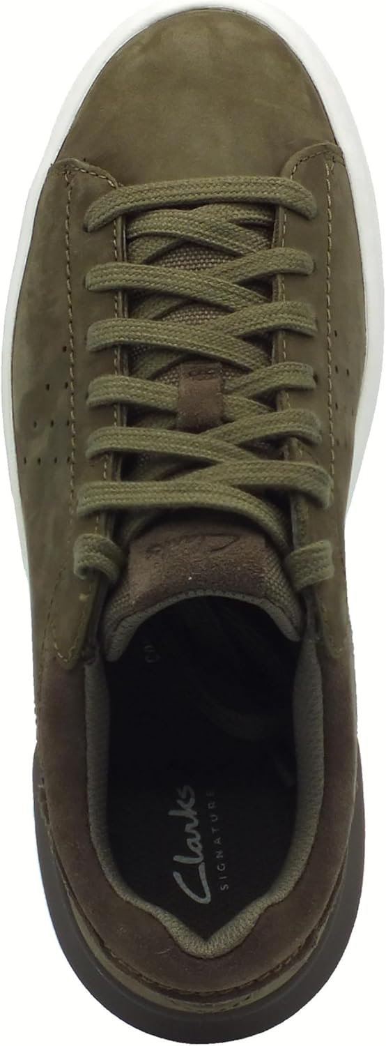 Мужские кроссовки Clarks Courtlite2 Run, оливковый — фото 3