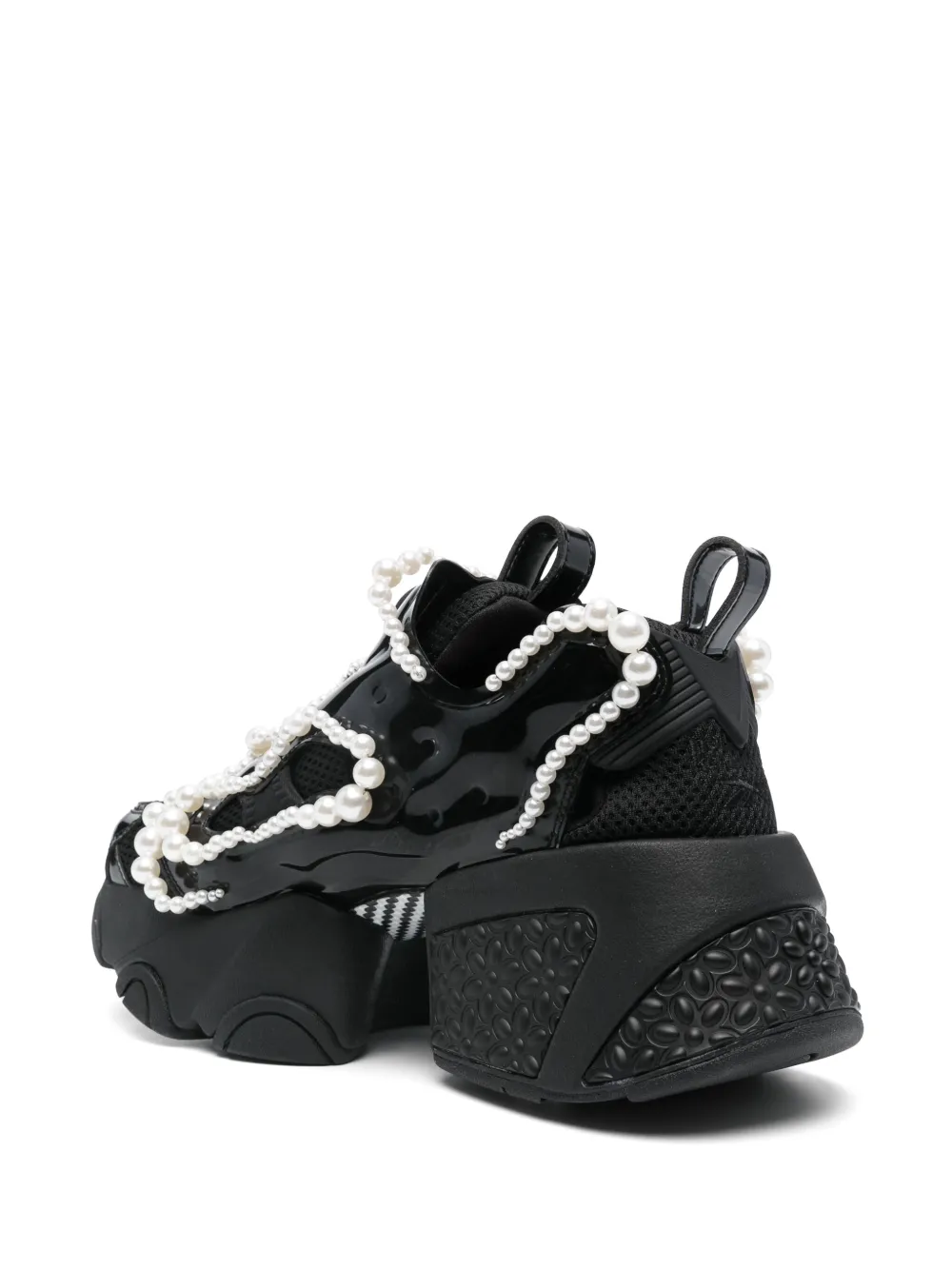 Кроссовки с искусственным жемчугом из коллаборации с Reebok Noir Kei Ninomiya, черный — фото 3