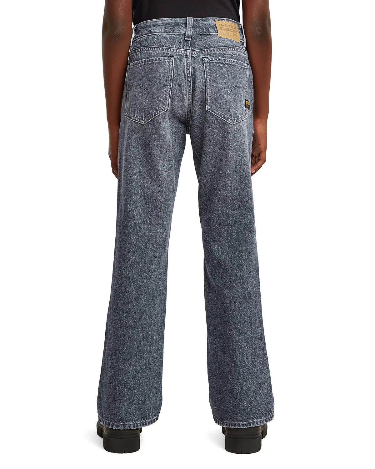 Джинсы-клеш G-Star Girls G-Bootcut Jeans синего цвета — фото 3