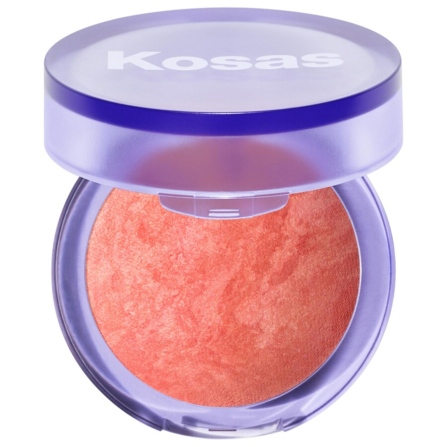 

Запеченные румяна Blush is Life без талька, придающие объем и сияние коже. Kosas, 0.16 oz/4.5 g, Wavelength