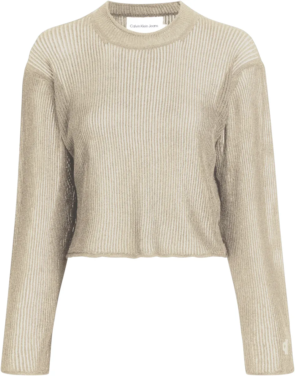 

Вязаный свитер Calvin Klein Jeans "МЕТАЛЛИЧЕСКИЙ СВИТЕР", цвет Frosted Almond
