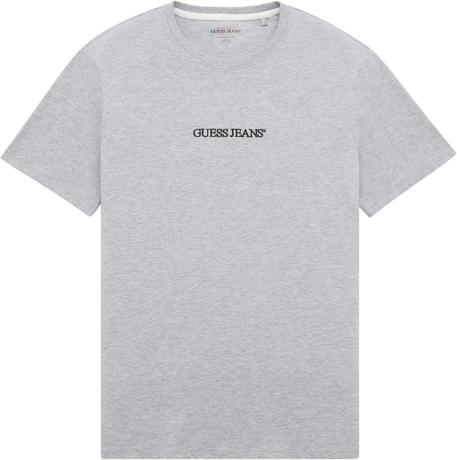 

Футболка GUESS JEANS SS CN SLIM с вышитым логотипом