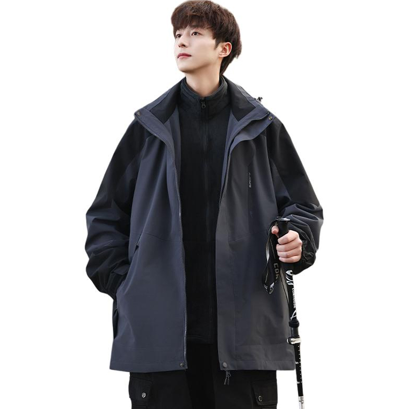 

WARRIOR Ветровка Unisex, 01 Dark Gray [3-in-1, polar fleece liner]