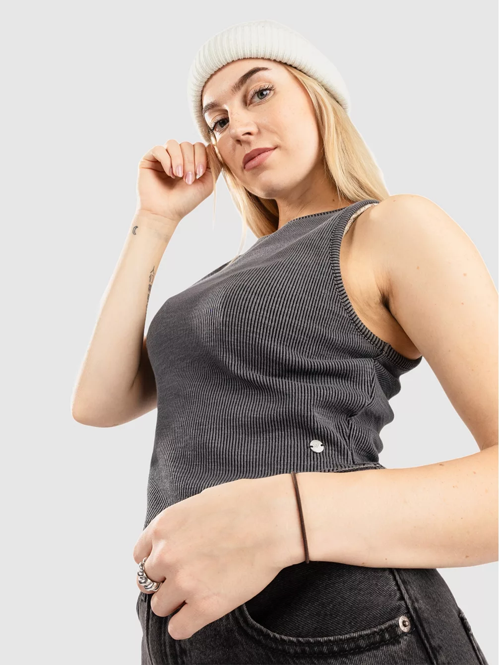 

Майка Vacay на весь день Roxy, серый