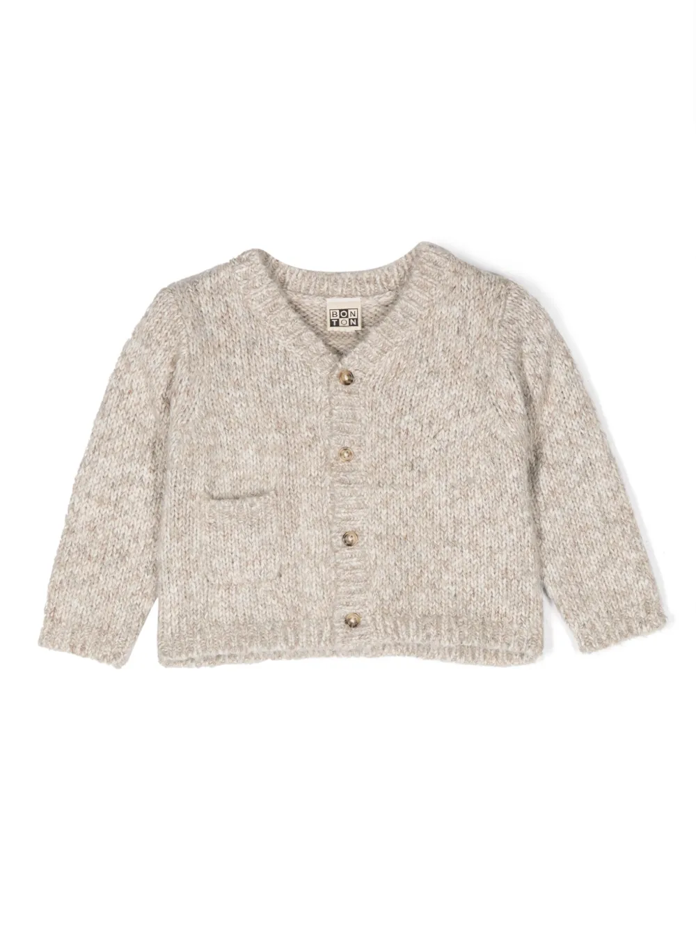 

Кардиган с V-образным вырезом Bonton, нейтральный