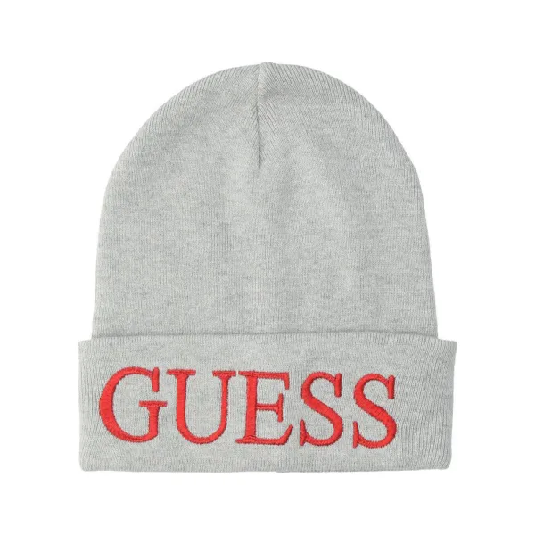 

Шапка с добавлением шерсти Guess, серый
