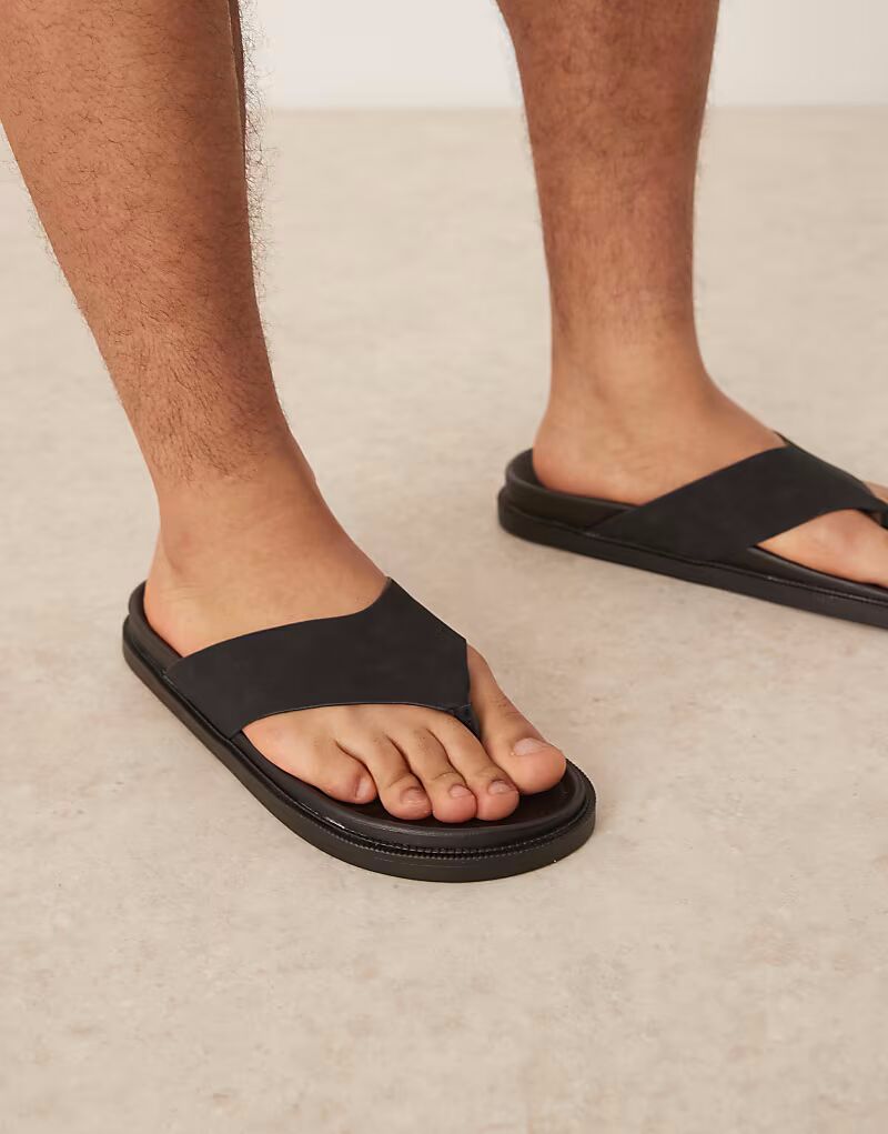 

Классические шлепанцы ASOS DESIGN черного цвета