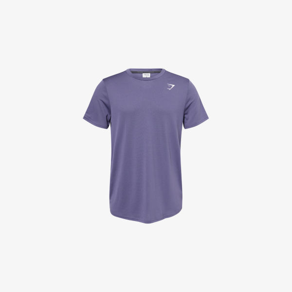 

Футболка Arrival приталенного кроя из джерси Gymshark, фиолетовый