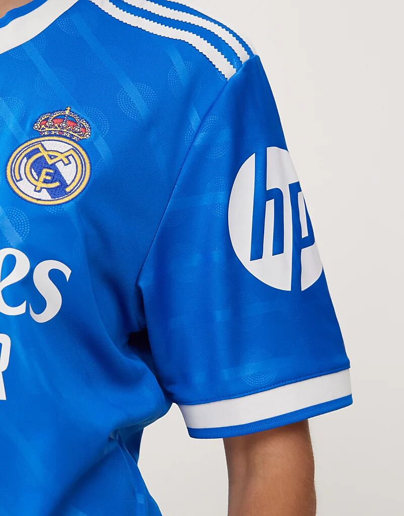 Третья футболка Adidas Football Real Madrid 25/26 синего цвета — фото 4