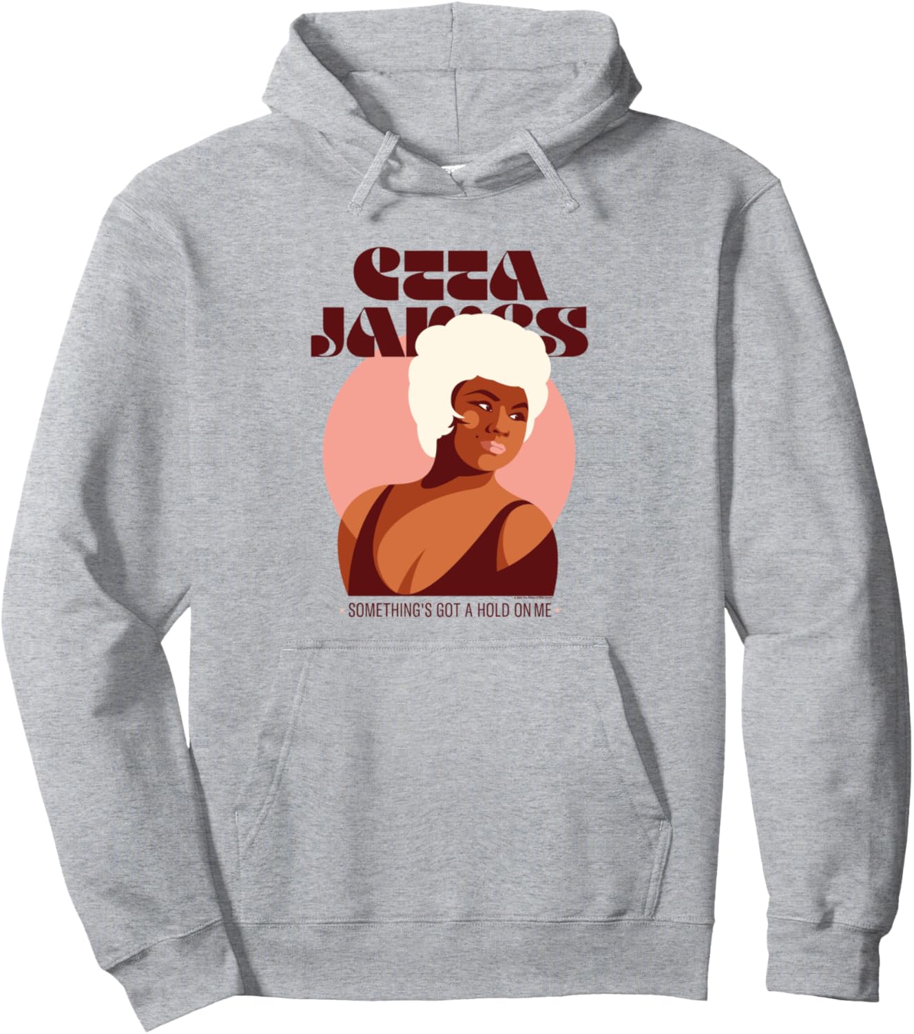 

Худи Eta James Something Got A Hold On Me Etta James, серый