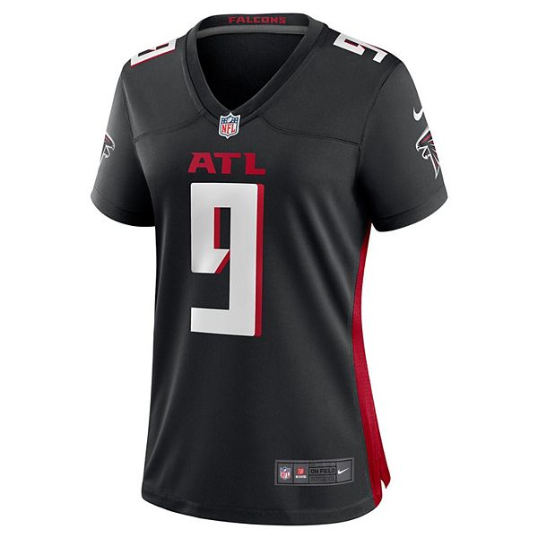 Женская черная игровая майка Michael Penix Jr Atlanta Falcons Nike — фото 3