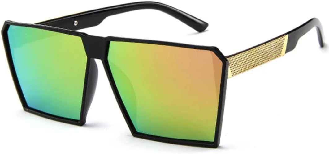 

Модные солнцезащитные очки в крупной оправе для женщин и мужчин, для активного отдыха, вождения, летних путешествий, с защитой от УФ-излучения UV400 VVTWSSW, Black Purple