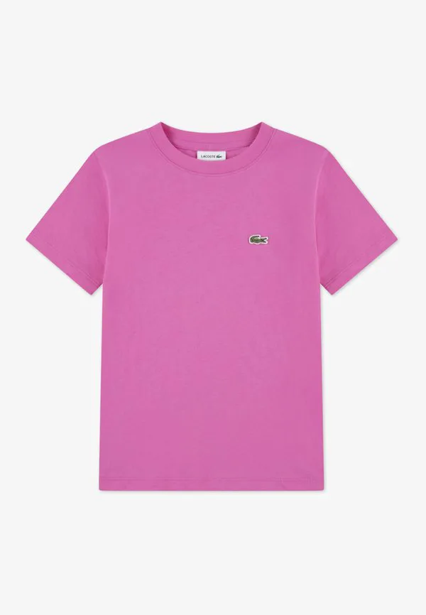 Базовая футболка унисекс core tee Lacoste, Fushia