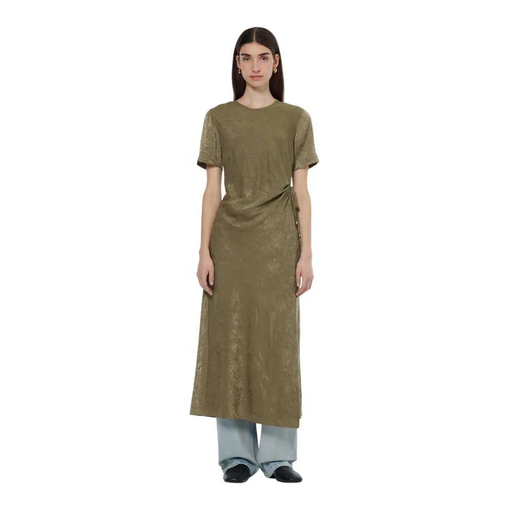 

Платье Scotch & Soda 179583 short sleeve midi, коричневый